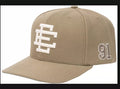 Eric Emanuel EE Khaki Snapback Cap 91 Side Embroidery