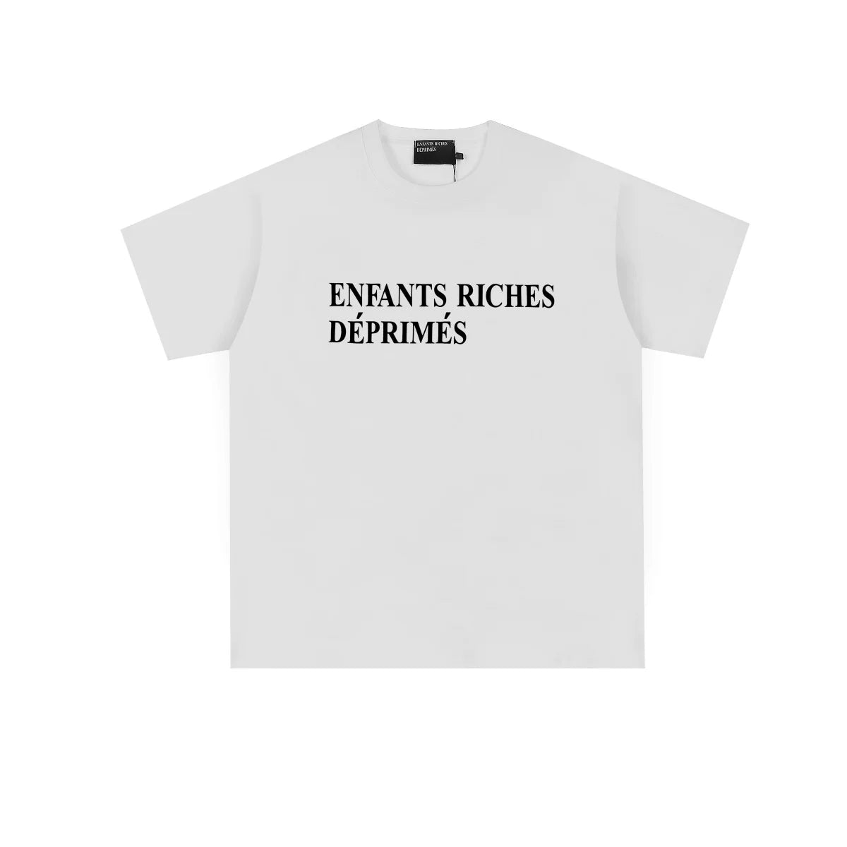 ERD Classic French Logo White Short‑Sleeve T‑Shirt