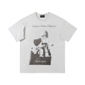 ERD Oversized Vintage Figure Print Crew Neck  T‑Shirt