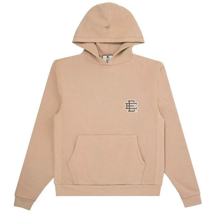 Eric Emanuel EE Beige Small Logo Pullover Hoodie