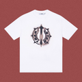 Trapstar Spiked Circle "T" Graphic Tee - White/Khaki