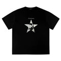 ERD Style Grunge Star Figure Print Tee