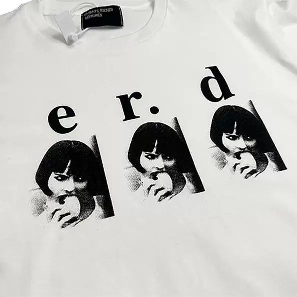 ERD Style Three Mini Figure Portrait Logo Print Tee