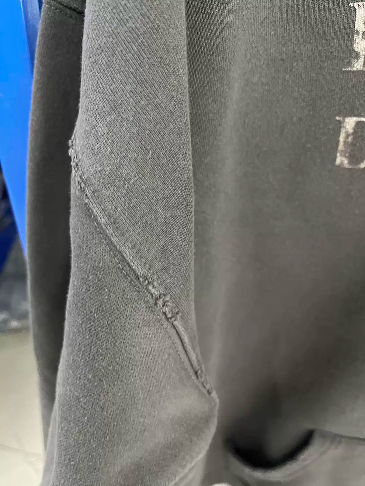 Washed Distressed ERD Logo Hoodie