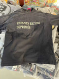 ERD Vintage Washed Distressed Letter Print Pocket Oversized T‑Shirt