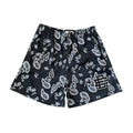 Eric Emanuel Black Paisley Shorts
