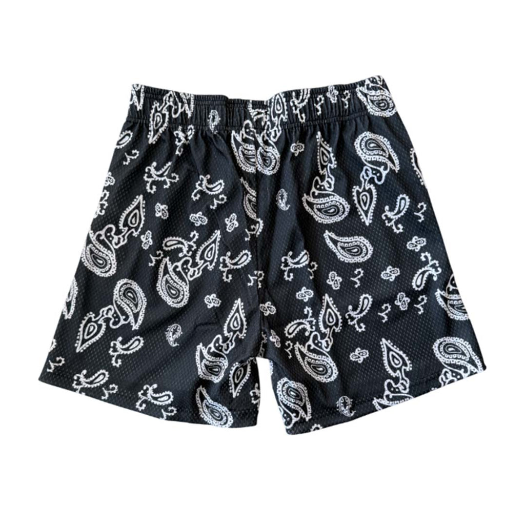 Eric Emanuel Black Paisley Shorts