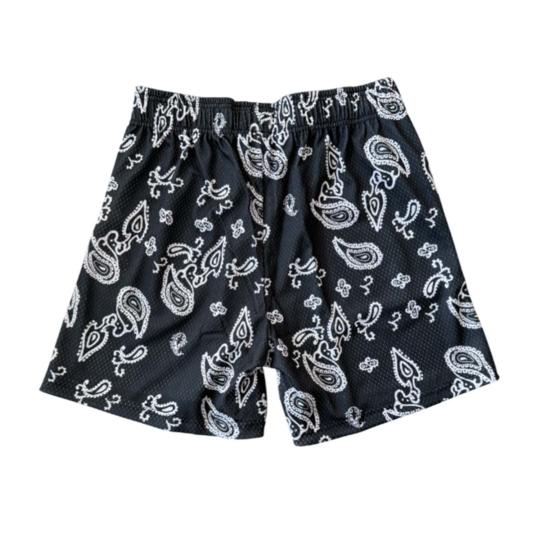 Eric Emanuel Black Paisley Shorts